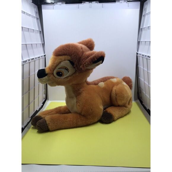 13" Bambi Disney Store Exclusive Authentic Original Patch Plush Hoop Store - Picture 1 of 3